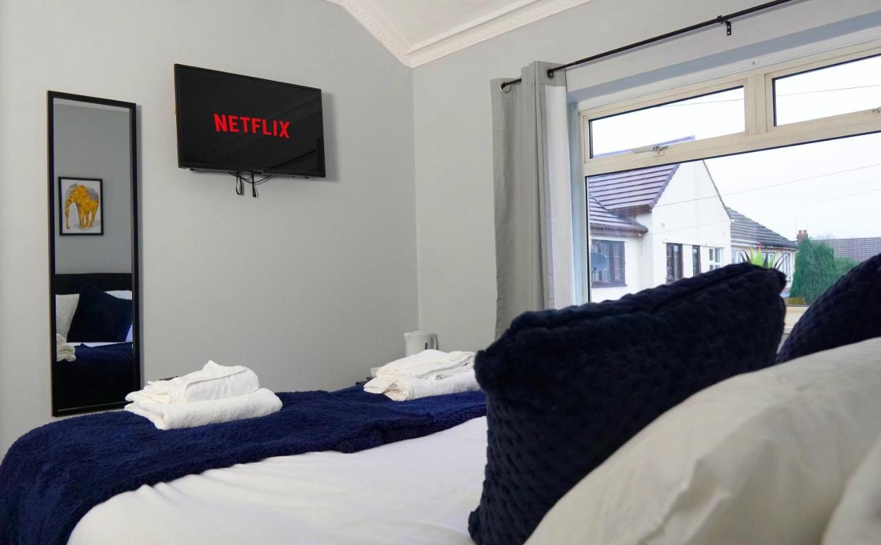 Portobello House - Four Bedroom House Perfect For Contractors - Sleeps 6 - Free Parking Wolverhampton Luaran gambar